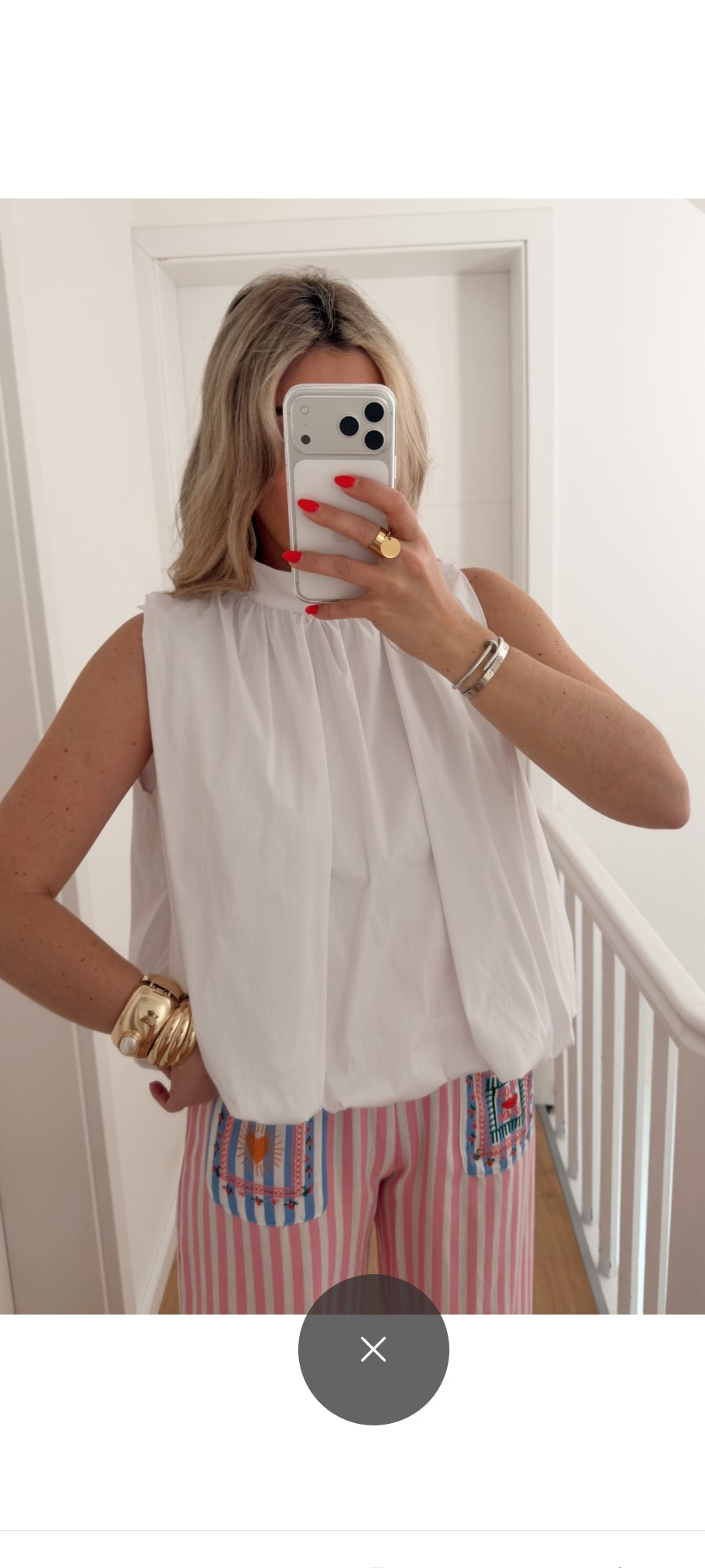 Blouse Nœud Dos Ouvert