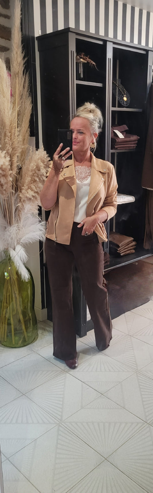 Perfecto suédine Lou