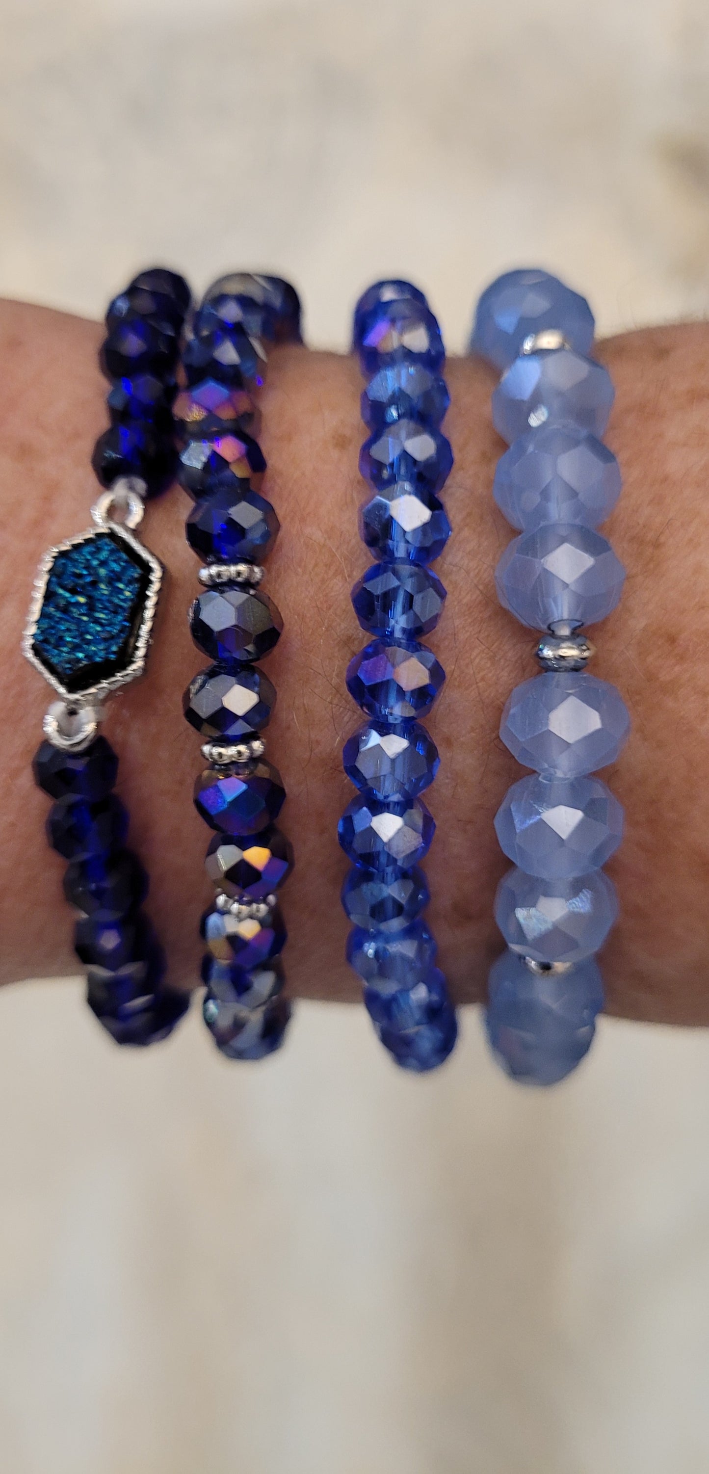 Bracelet Pierre Naturelle Bleue