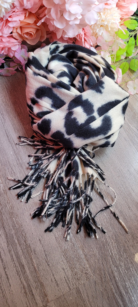 Écharpes Agathe léopard
