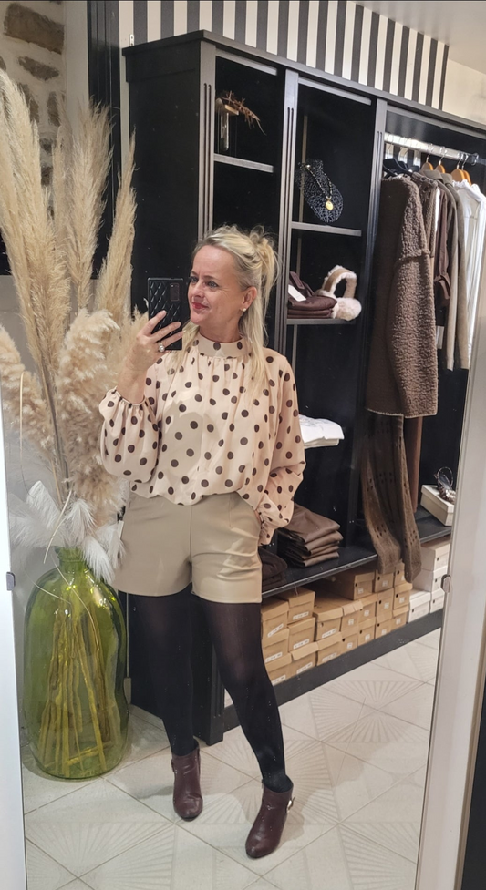 Blouse Enora à Pois