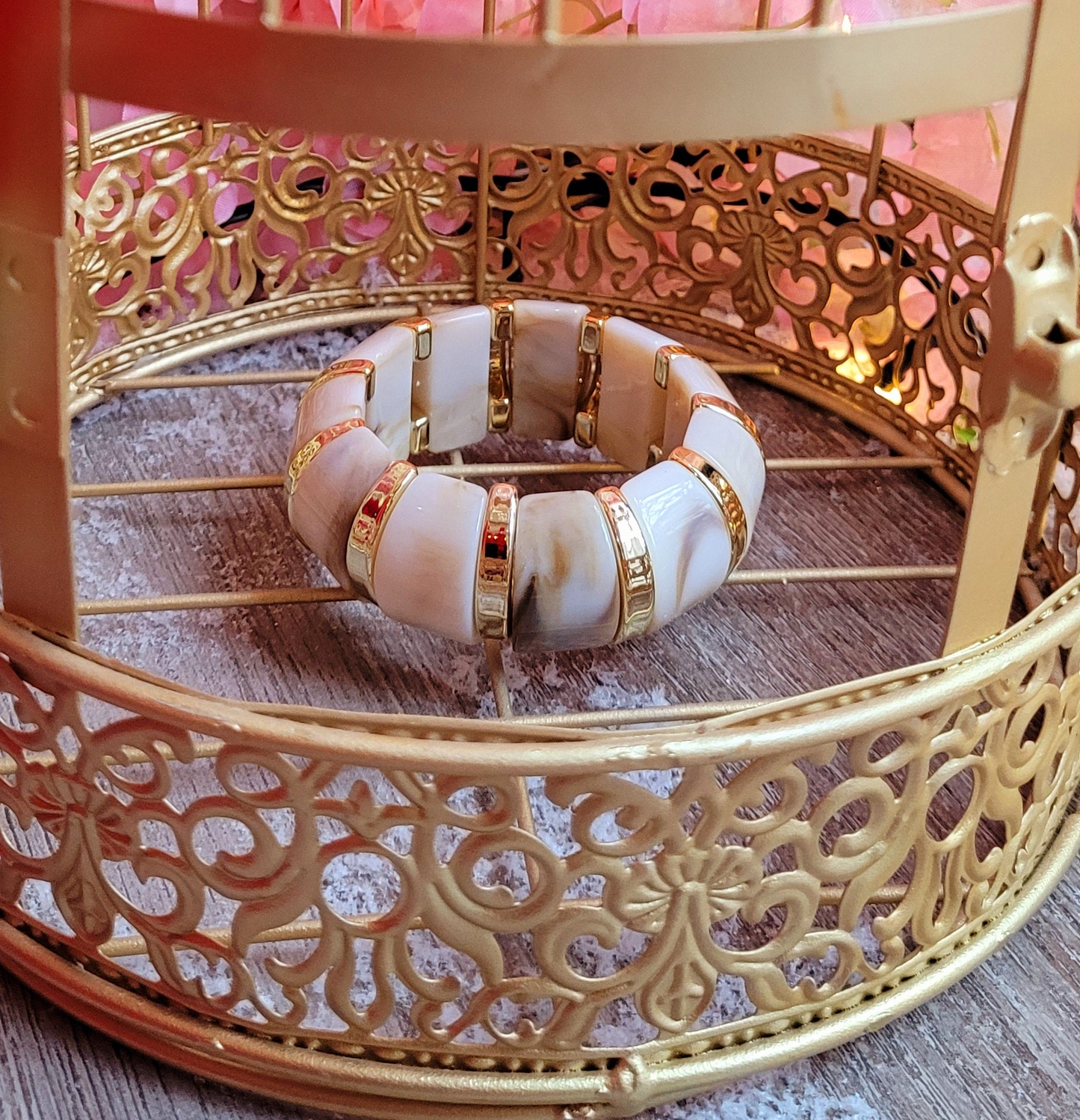 Bracelet Joyce ivoire