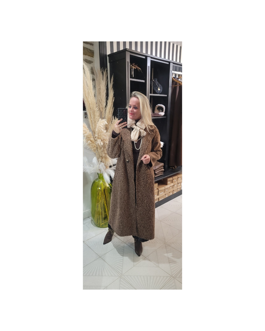 Manteau Clémence laine bouillie