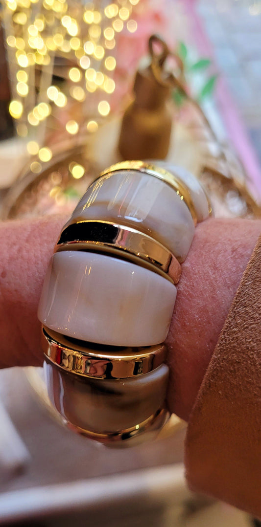 Bracelet Joyce ivoire