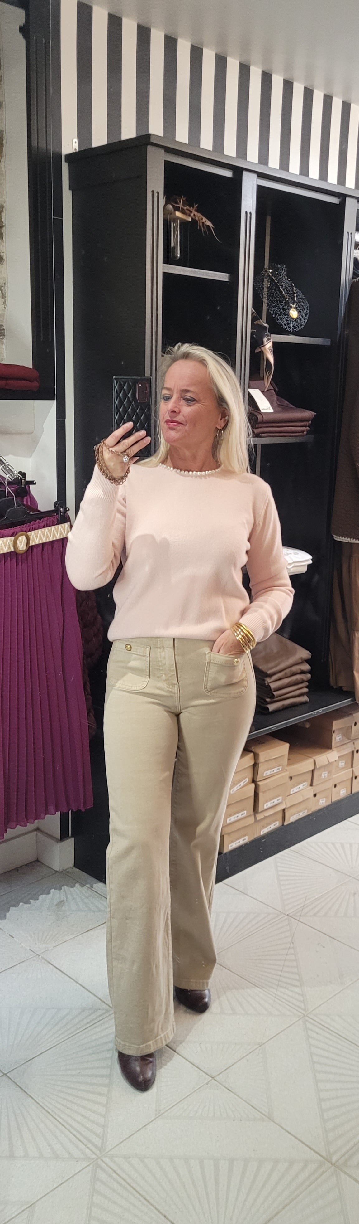 Pull  Mia Tout Doux Perlé