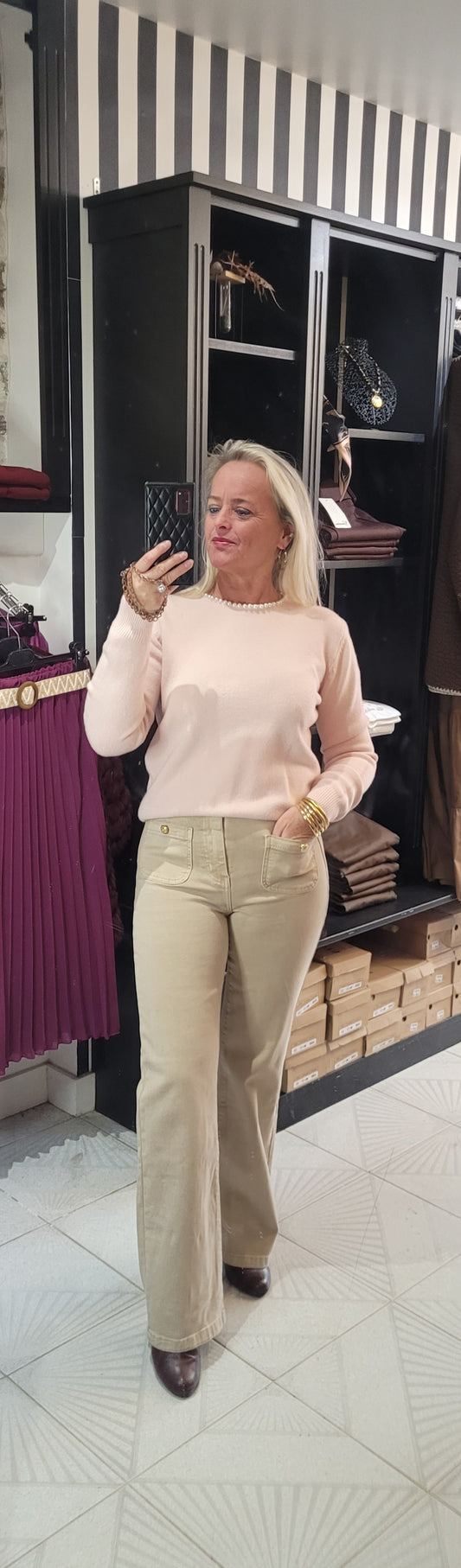 Pull  Mia Tout Doux Perlé