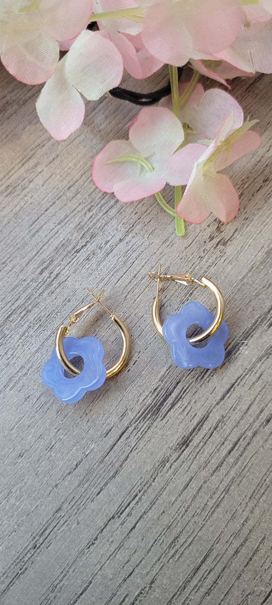 Boucles d'Oreilles Flower