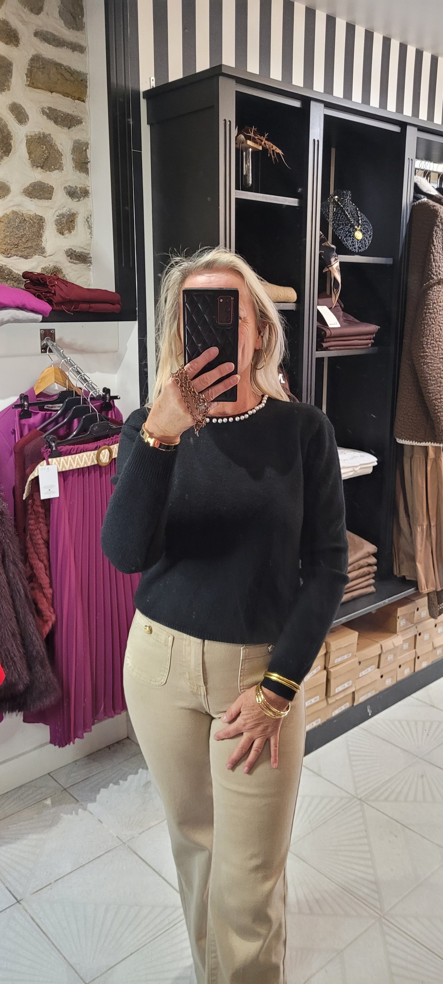 Pull  Mia Tout Doux Perlé