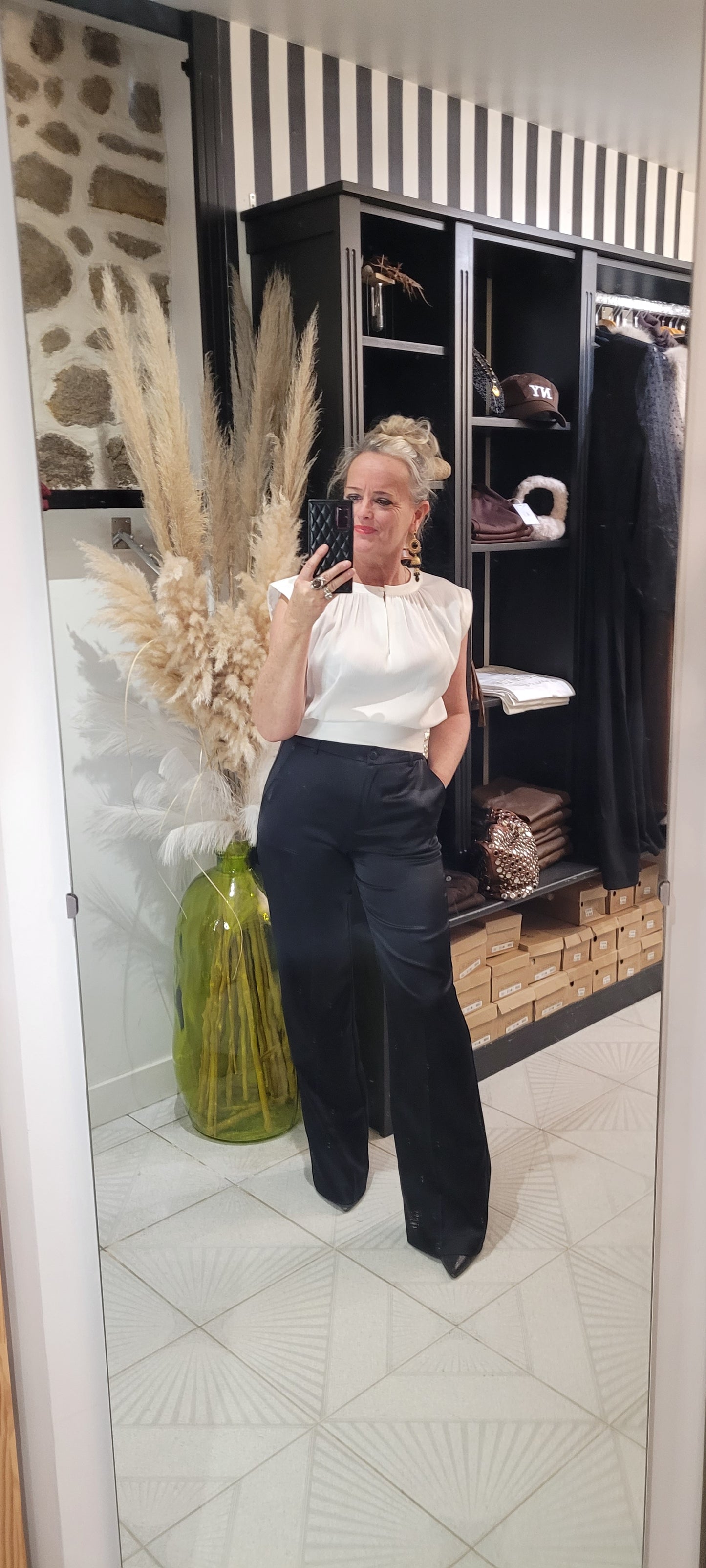 Pantalon Maelle satin